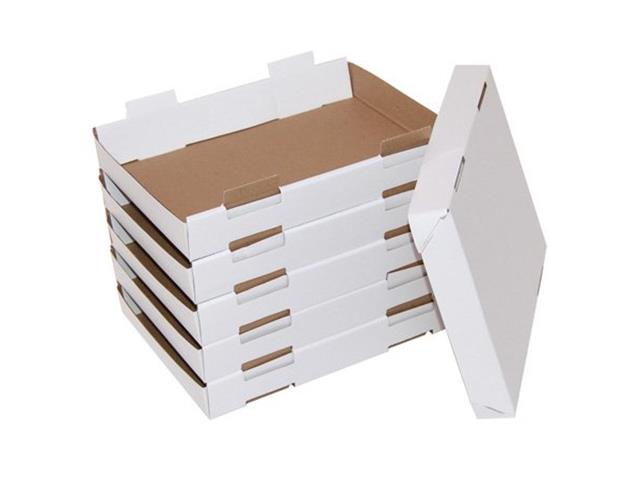 Tampa Caixa Papel Modulada com Lateral 29x37cm Branca - Fardo com 50 Unidades