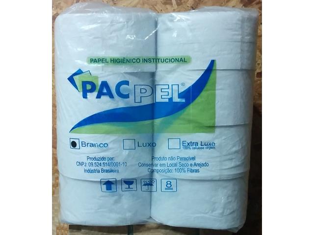 PAPEL HIG.ROLAO 300M BRANCO AMETISTA -  FD C/8 UN