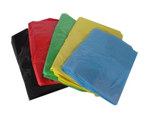 Sacola de Lixo 100L Azul (75x90cm) Reforçada - Fardo com 100 Unidades