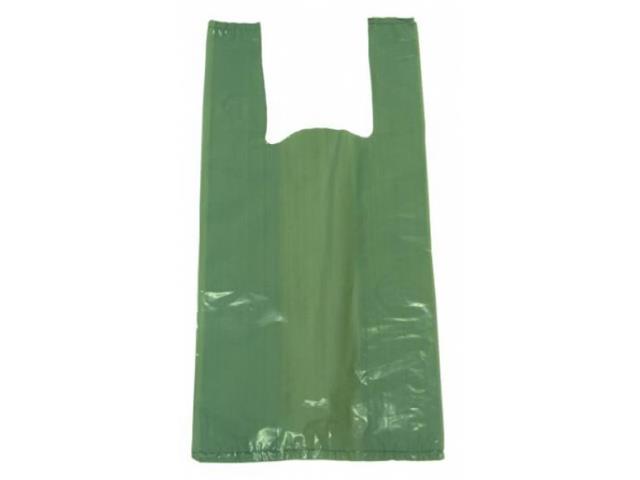 SACOLA PLAST. 48CM X 58CM RECUPERADA VERDE - CX C/4 KG