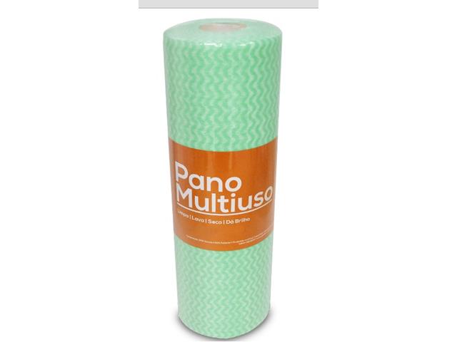 Pano de Limpeza Geral 25m Verde 30x50cm Talge - Bobina com 50 Unidades