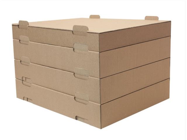 Caixa Papel Modulada Alta 28x38x7cm Parda sem Tampa - Fardo com 50 Unidades
