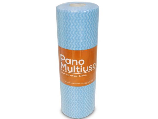 Pano de Limpeza Geral 25m Azul 30x50cm Talge - Bobina com 50 Unidades