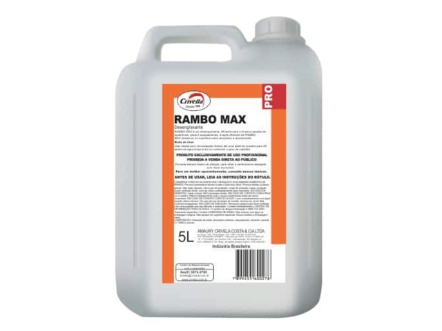 RAMBO MAX DESENGRAXANTE SUPER CONCENT. CRIVELA - GL C/5 L