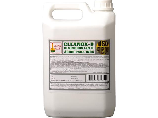 CLEANOX-S DETERGENTE LIMPA ALUMINIO CLEAN VALE - BB C/5 KG