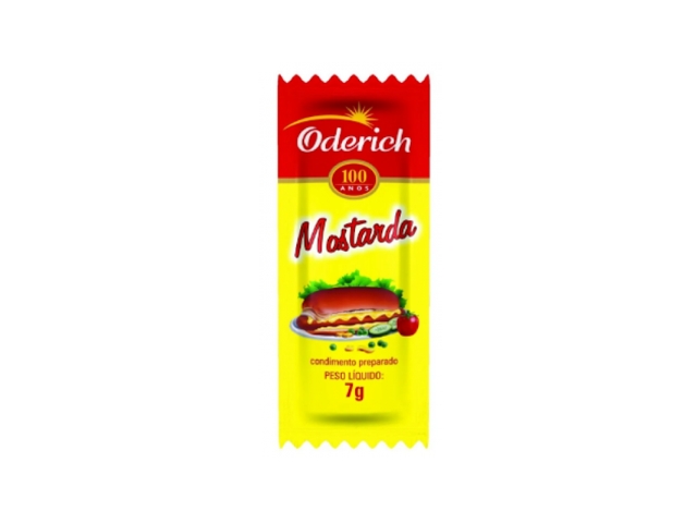 Sache Mostarda Oderich 7gr - Caixa com 140 Unidades
