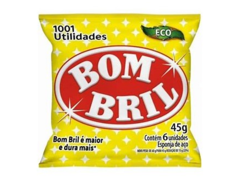 Esponja La De Aço Bombril 45gr - Unidade