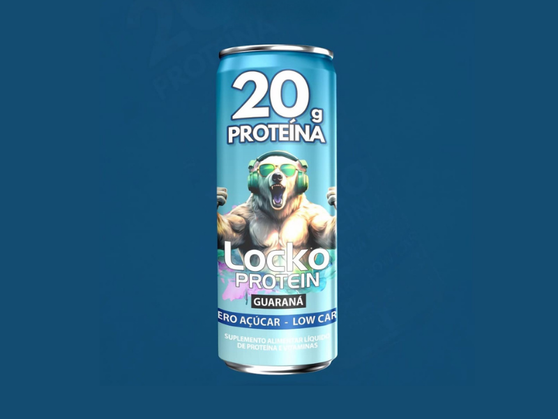 Locko Protein Bebida Suplemento Guaraná Fardo 6 Unidade