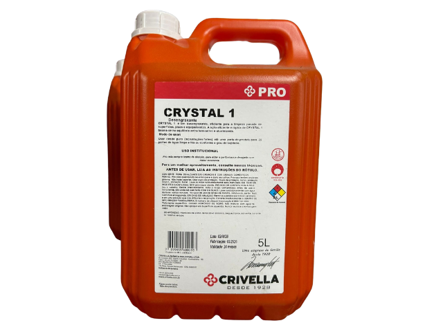 Crystal i Desengraxante Gel Multiuso Crivela - Galão com 5 Litros