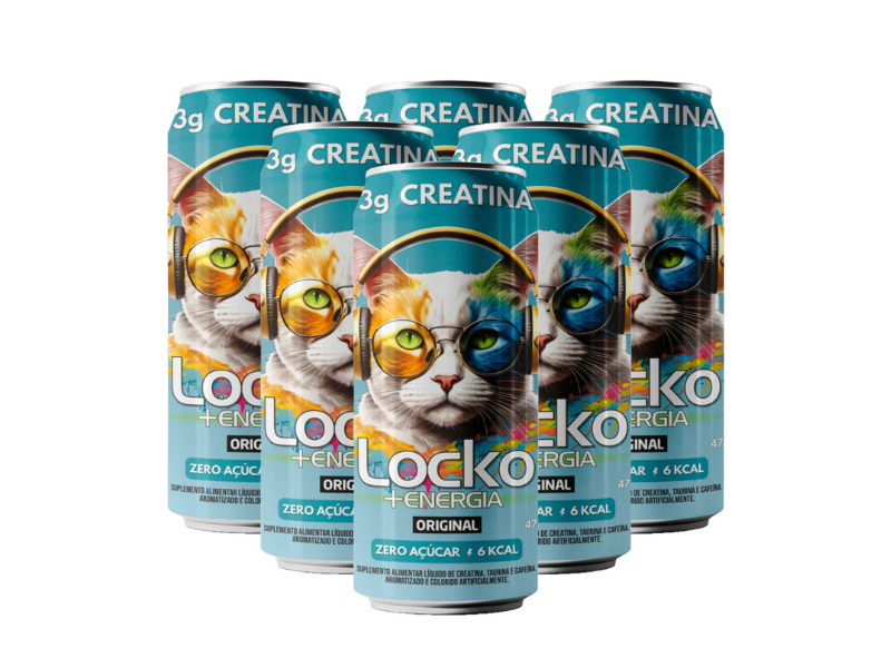 Locko Original Bebida Suplemento 473ml Fardo 6 Unidade