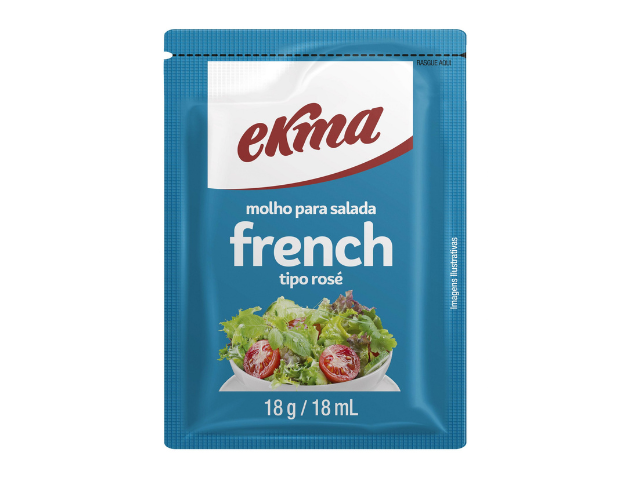 Sache Molho Salada French Ekma 18g - Cx C/42 Unidade