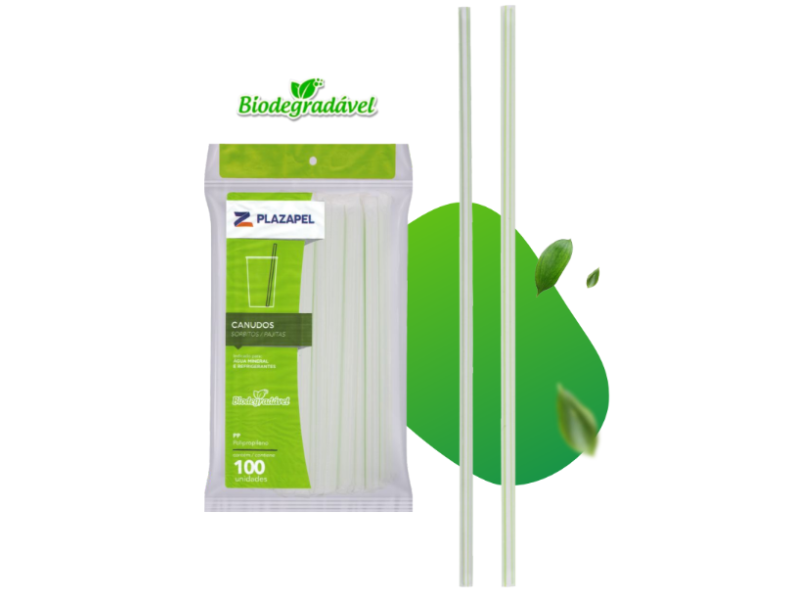 Canudo Rígido Bio Sache 5x250mm 1674 (30) Plazapel