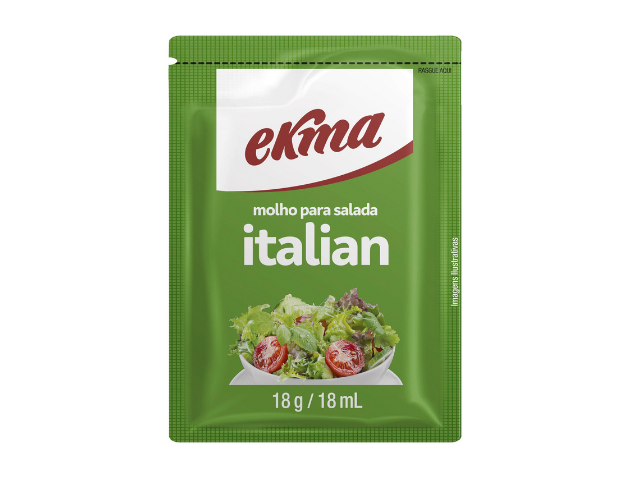 Sache Molho Salada Italian Ekma 18g - Cx C/42 Unidade 