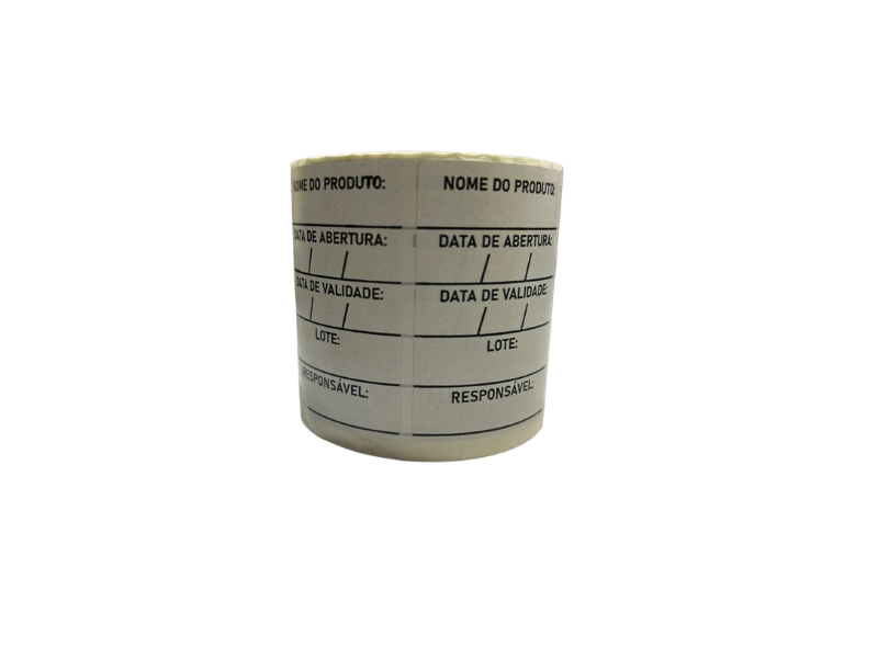 Etiqueta Lote/Validade 40x60mm Couche - Rolo com 1000 Unidades