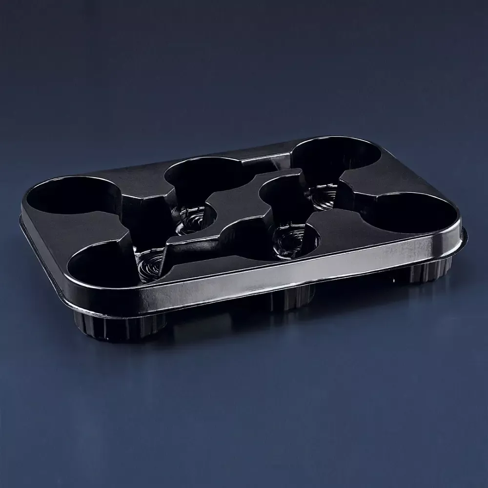 GN 1110 Porta Vasos 10 com 08 Divisórias - Preta
