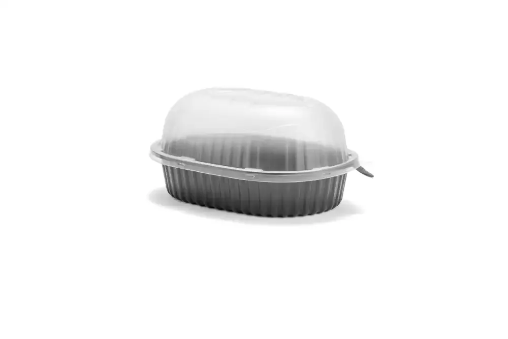 G 101 Ideal para alimentos quentes - Base Preta/Branca e Tampa Cristal