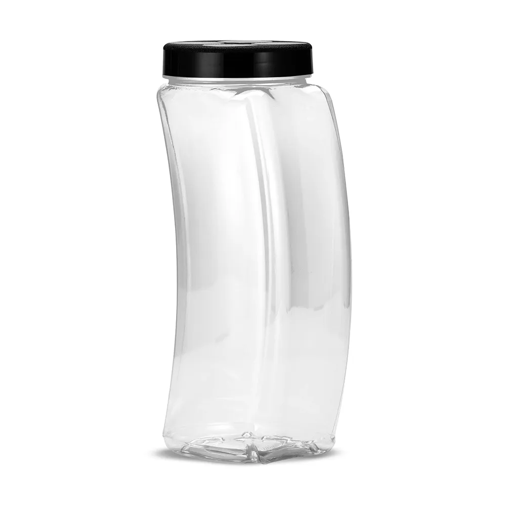 G 1010 Pote Multiuso PET c/ Tampa PP - 1800ml - Cristal / Tampa Sortidas