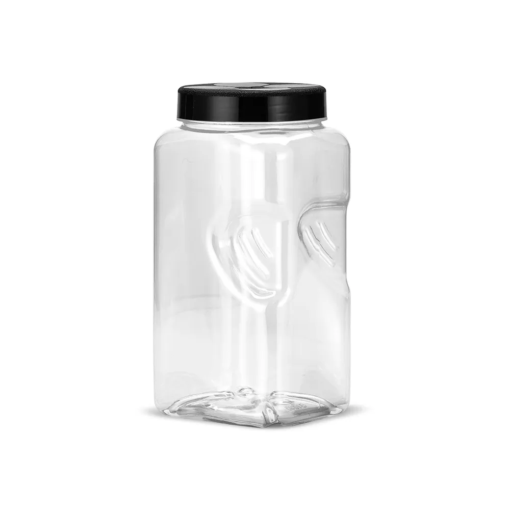 G 1040 Pote Multiuso PET c/ Tampa PP - 1500ml - Cristal / Tampa Sortidas