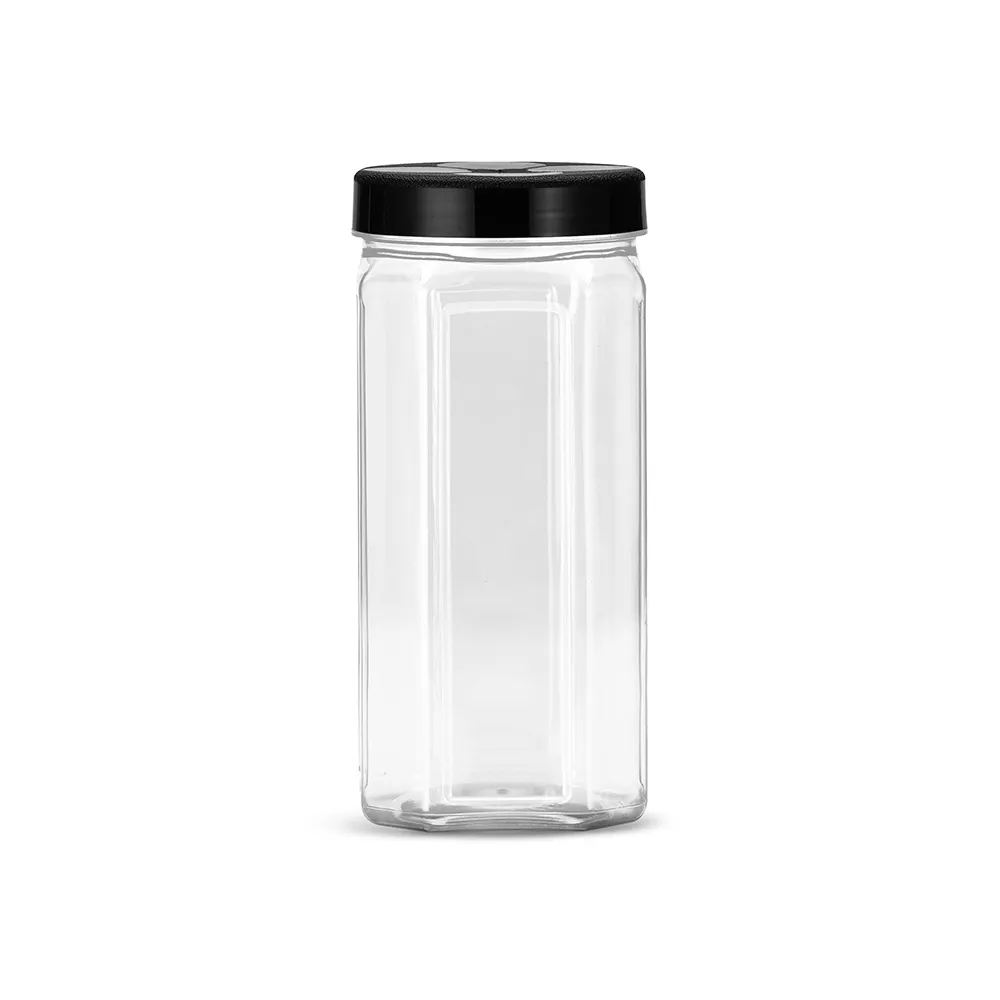 G 1090 Pote Multiuso PET c/ Tampa PP - 1300ml - Cristal / Tampa Sortidas