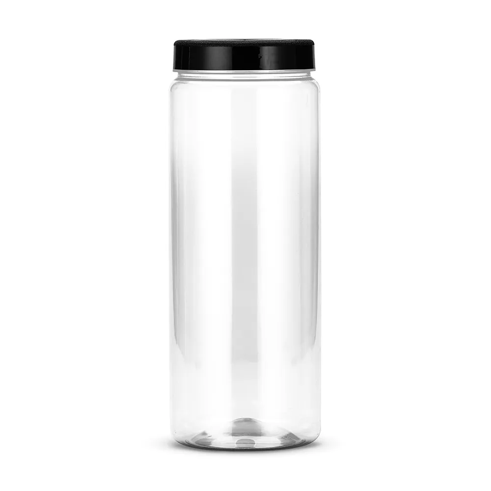G 1420 Pote Multiuso PET c/ Tampa PP - 2000ml - Cristal / Tampa Preta/Branca