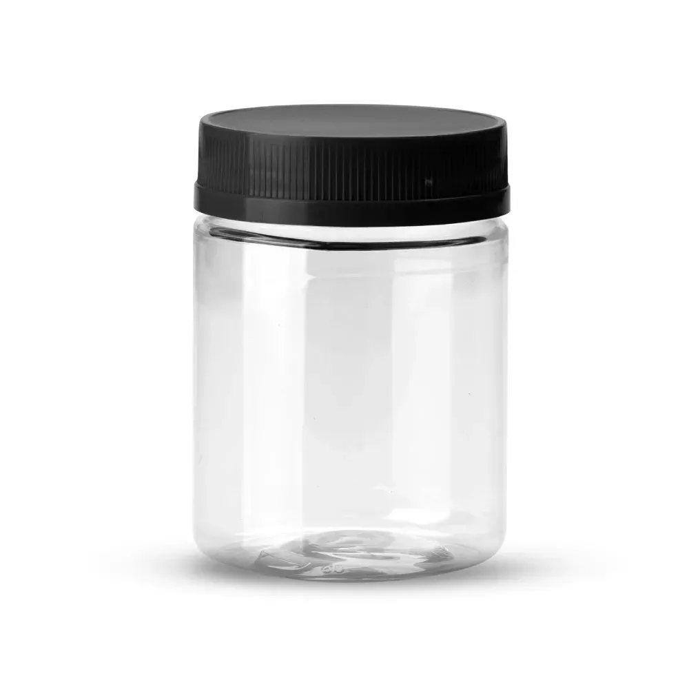 G 1525 Pote Multiuso 250ML - Cristal / Tampa Branca, Preta e Laranja