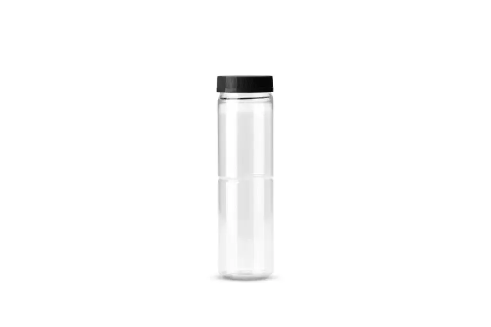 G 1570 Pote Multiuso Bazar 700ML - Base Cristal e Tampa Preta ou Branca