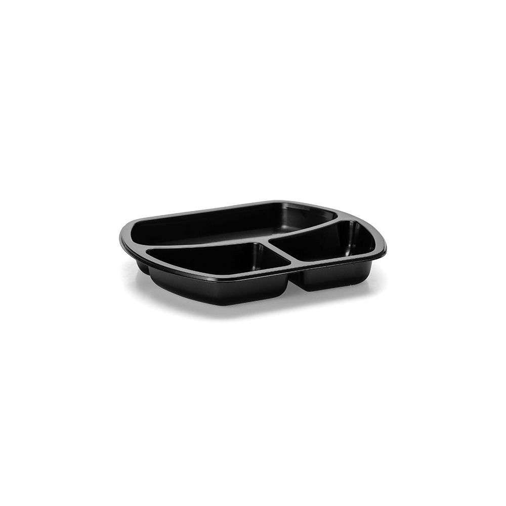 G 231 Bandeja Forneável com Divisórias - 850ml - Preta