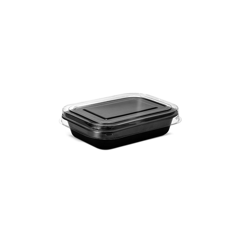 G 240 Bandeja Forneável - 800ml - Base Preta / Tampa Cristal