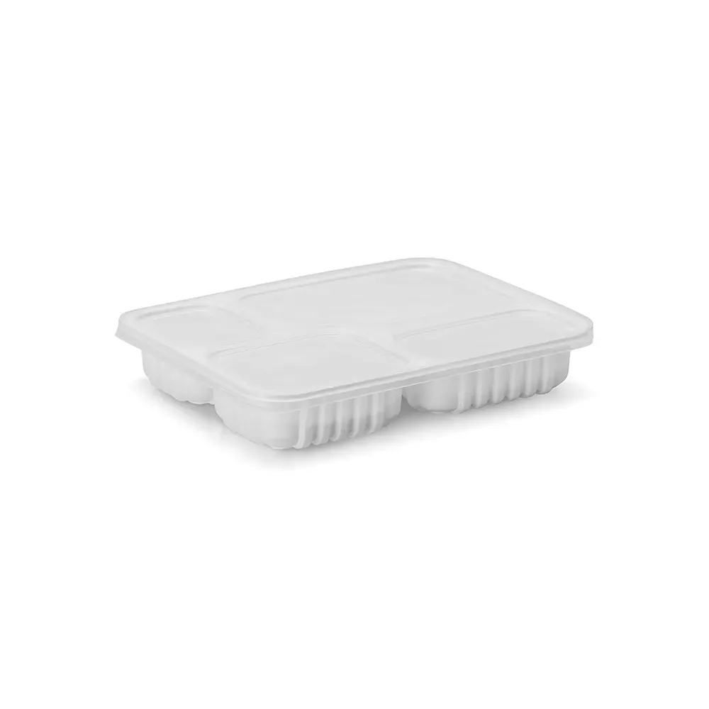 G 324 SF Bandeja Refeição com 4 Divisórias - 1225ml - Branca