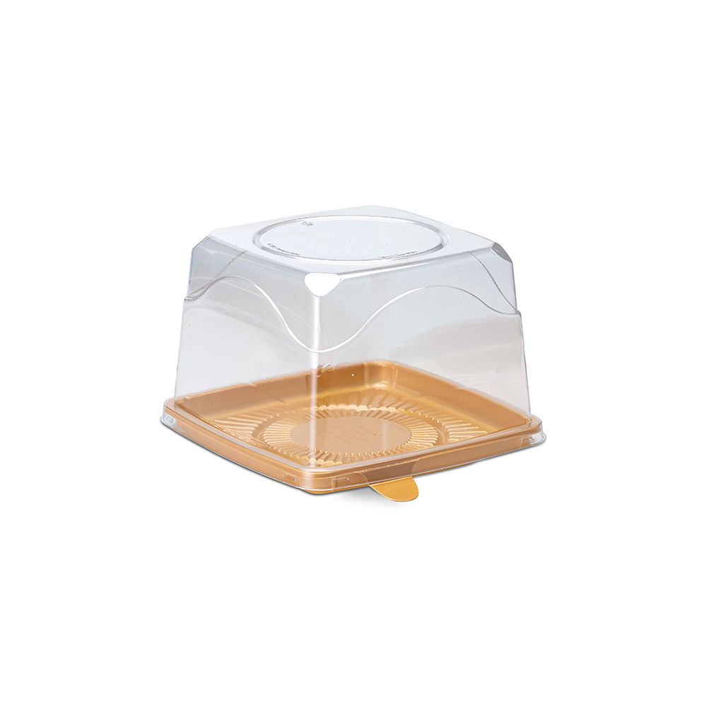 G 32QA Torta Pequena Tampa Alta - Dourada