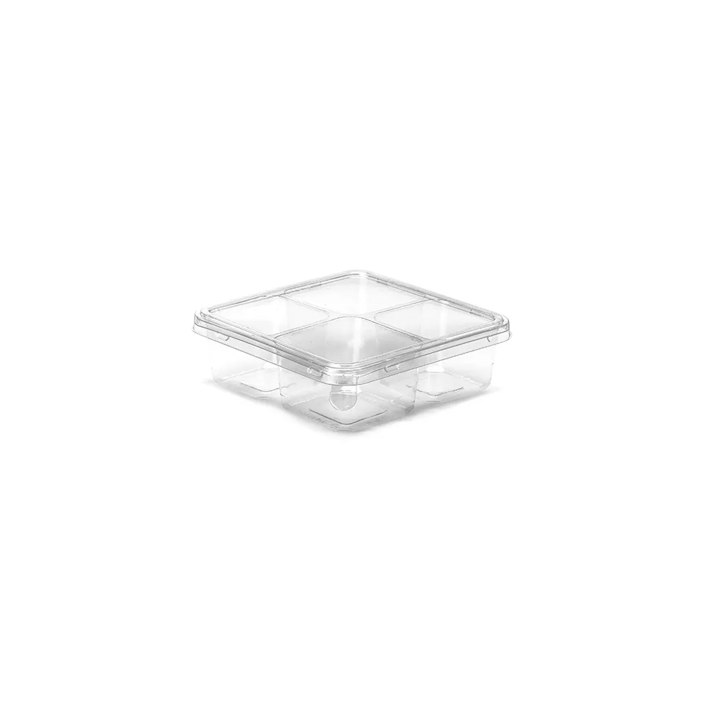 G 544 Bandeja com 4 Divisórias - 660ml - Cristal