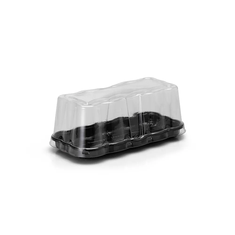 G 61FA Torta Catarina Alta - 0,70kg - Base Preta e Tampa Cristal