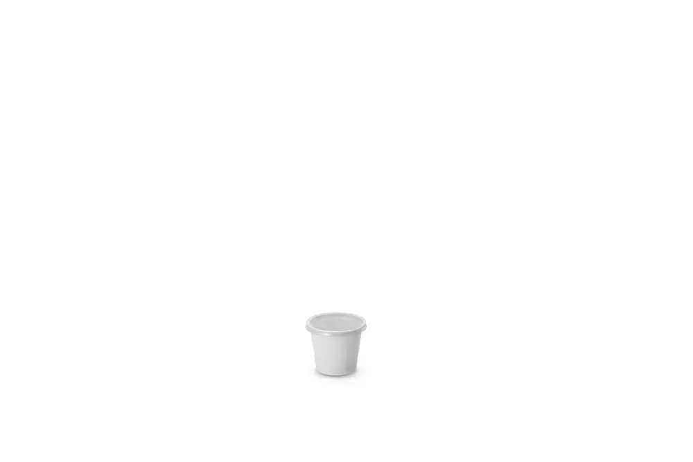 G 697 SF Tampa Reta Pote Multiuso - 60ml - Base Branca e Tampa Cristal