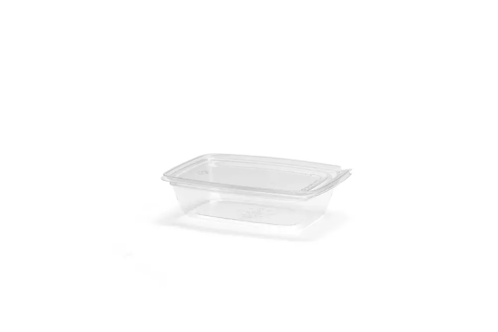 G 735 Pote retangular com lacre 550ml - Cristal