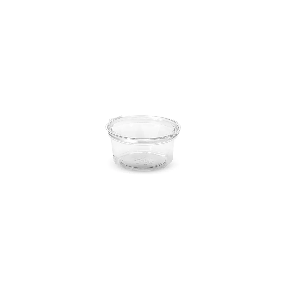 G 750D Pote Redondo com Tampa Articulada - 350ml - Cristal