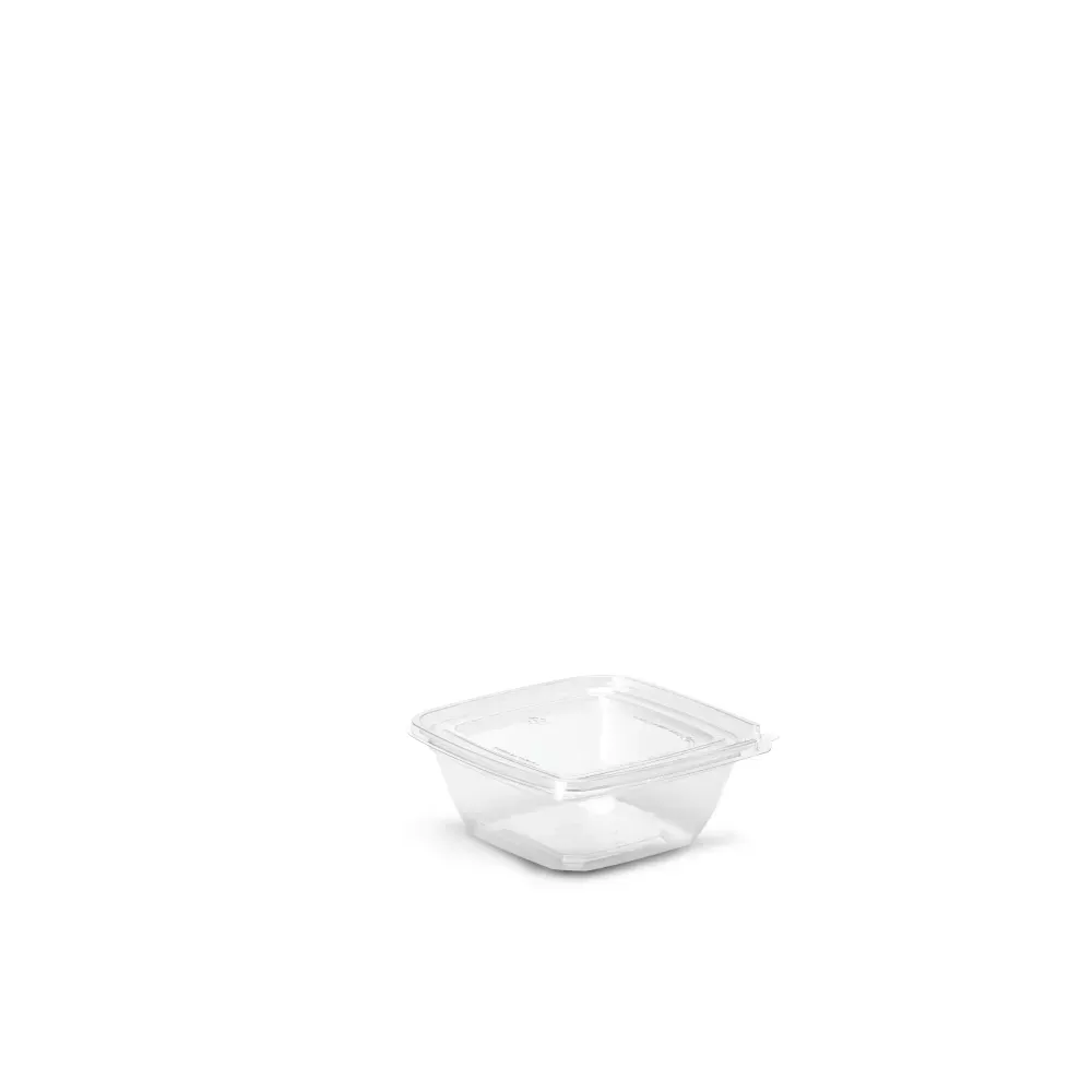 G 762 Pote Quadrado com Lacre - 237ml - Cristal