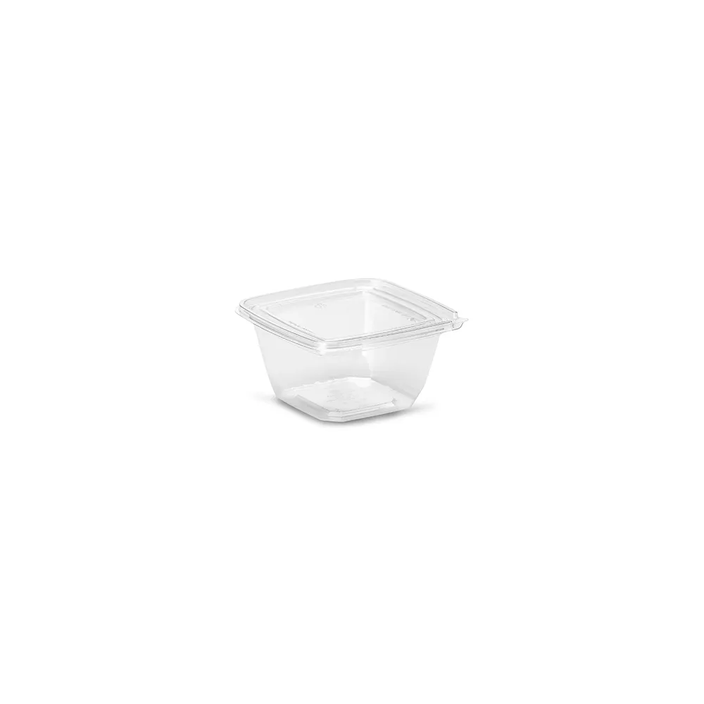 G 765 Pote Quadrado com Lacre - 355ml - Cristal