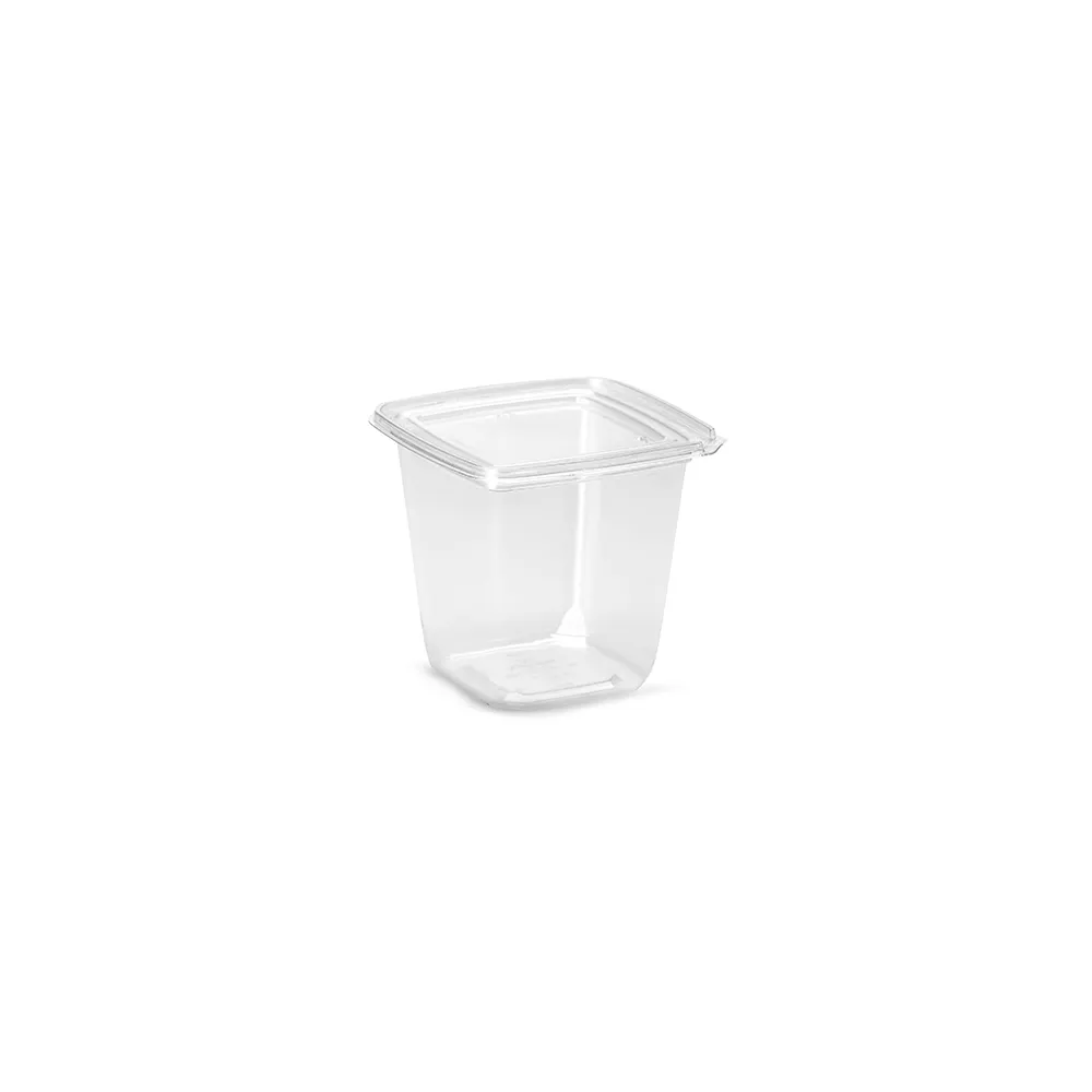 G 768 Pote Quadrado com Lacre - 710ml - Cristal