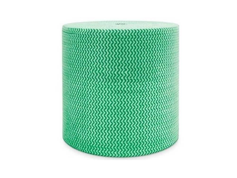 Pano de Limpeza Geral 300m Verde 28x50cm Inoven - Bobina com 600 Unidades