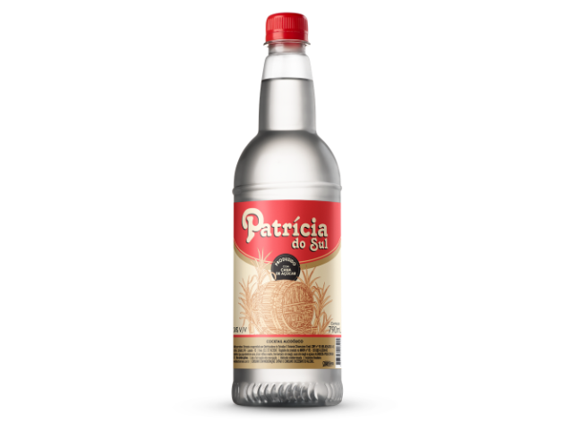 Patrícia Do Sul Cock. Alcoólico Caldo Cana 790ml Pet- 12unidade