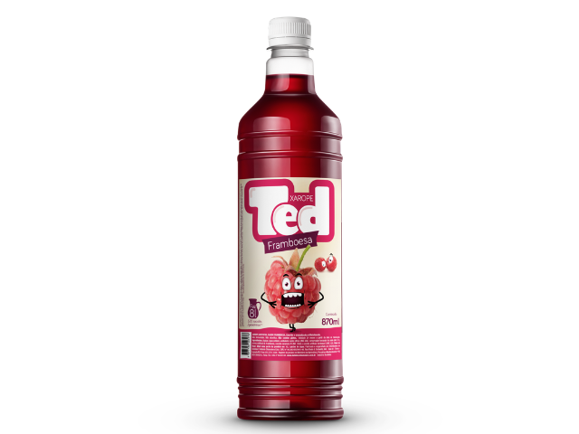 Ted Xarope Framboesa 870ml Pet - 6 Unidade