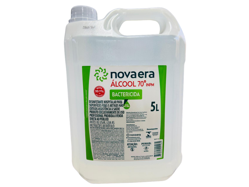 Álcool Liquido 70 Inpm Super Vale/Nova Era - Galão 5 Litros