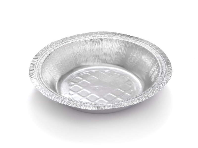 1160 - Prato Marmitex Alumínio Redondo 830ml Manual Caixa com 100 Unidades