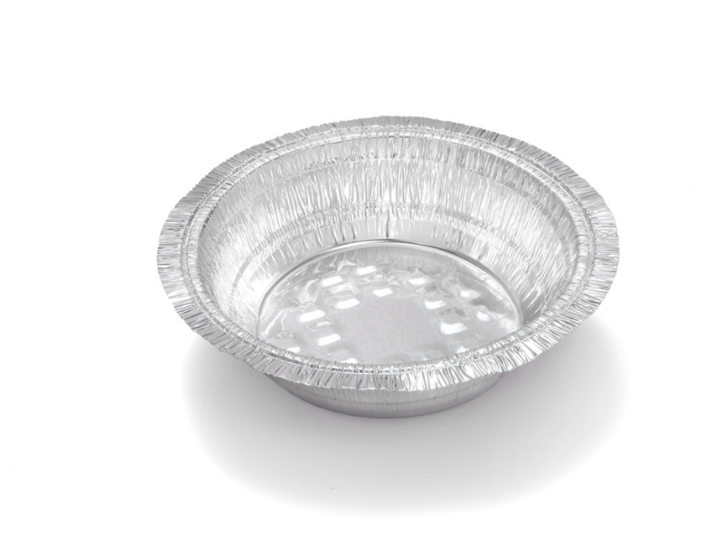 1280 - Prato Marmitex Grande Alumínio Redondo Máquina 1000ml Caixa com 100 Unidades