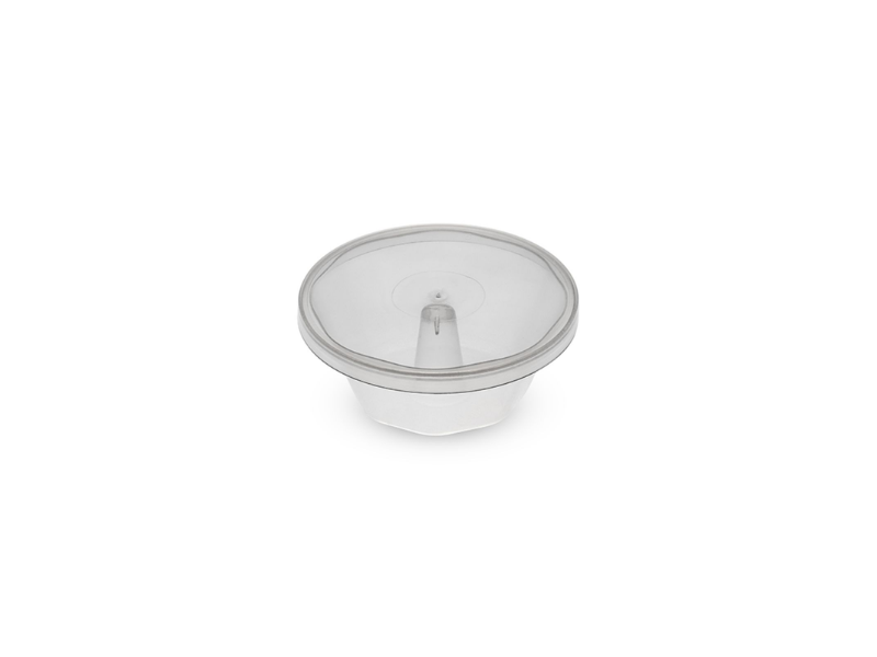 Forma Pudim Pequena com Tampa 120ml Plastilania - Caixa com 300 Unidades