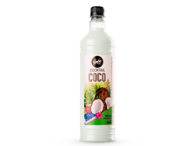 Samba Sul Cock. Alcoólico Coco 870ml Pet - 6 Unidade