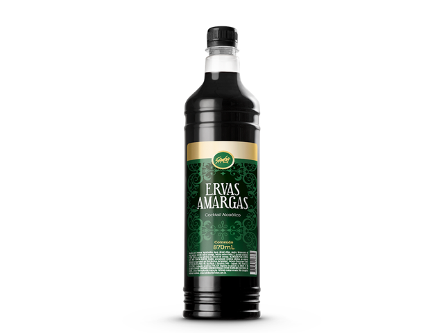 Samba Sul Cock. Alcoólico Ervas Amargas 870ml Pet - 6 Unidade