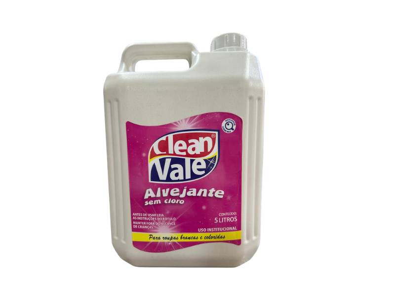 Alvejante Sem Cloro para Roupas Clean Vale - Galão com 5 Litros