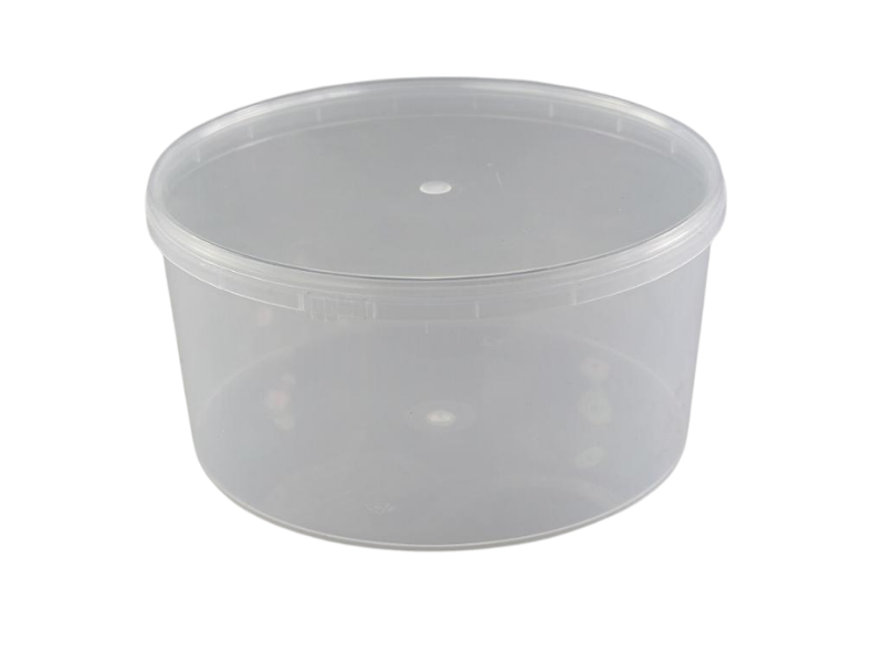 Pote com Tampa com Lacre 1000ml - Cx com 300 Unidades
