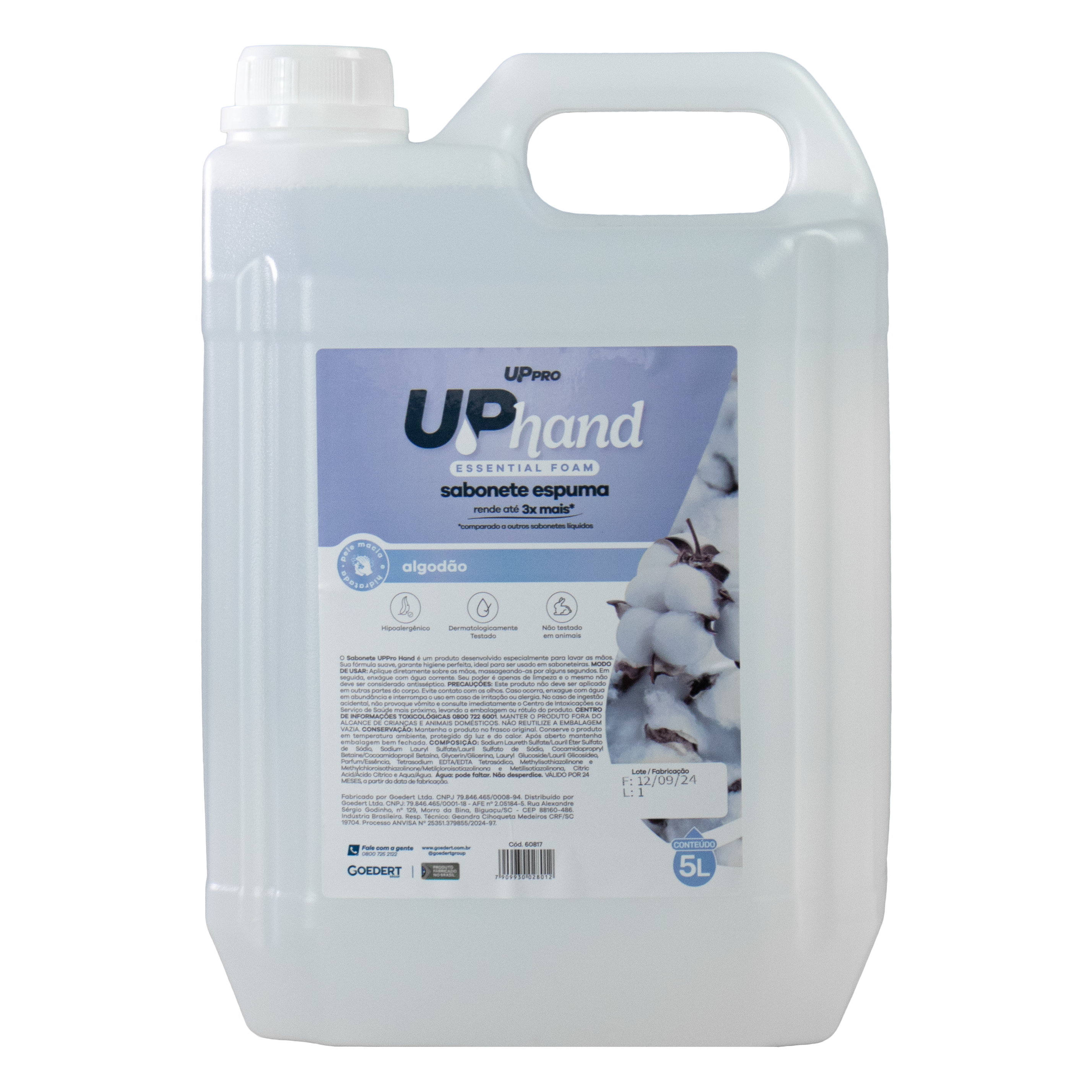 Sabonete Espuma Algodão Up Hand Goedert